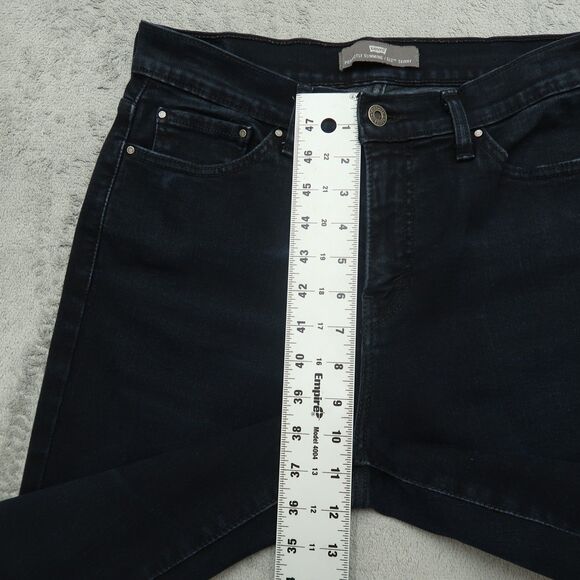 Levi's 512 Jeans Women's Size 10M Dark Blue High-Rise Slimming Skinny 32" inseam - Picture 8 of 16